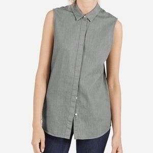 Everlane Sleeveless Poplin Button-down (Small)